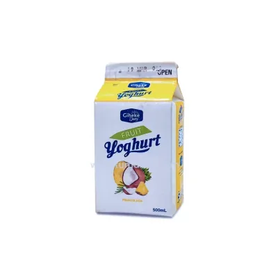 Giheke Dairy Fruit Yoghurt Pinacolada Flavored 500ml