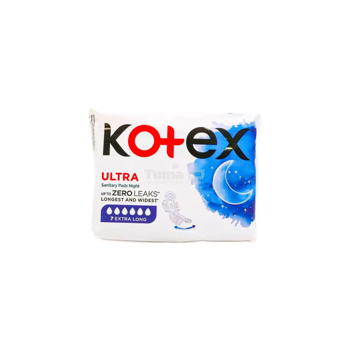 Kotex Ultra Sanitary Zero Leaks 7 Extra Long