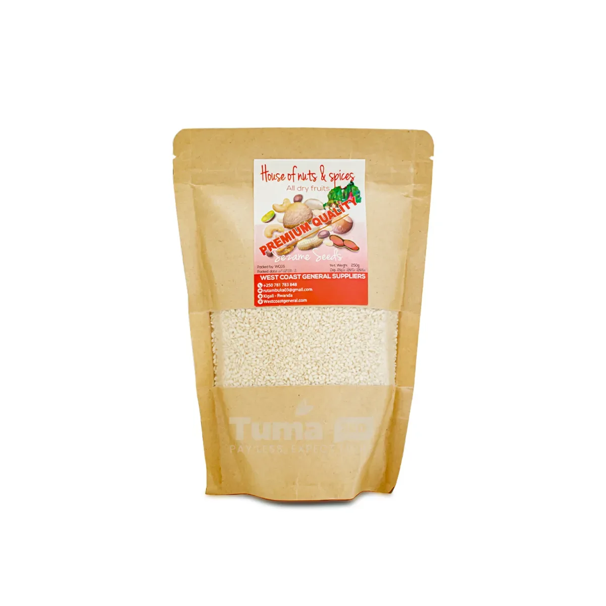 House Of Nuts & Spices Unroasted Sezame Seeds 250g