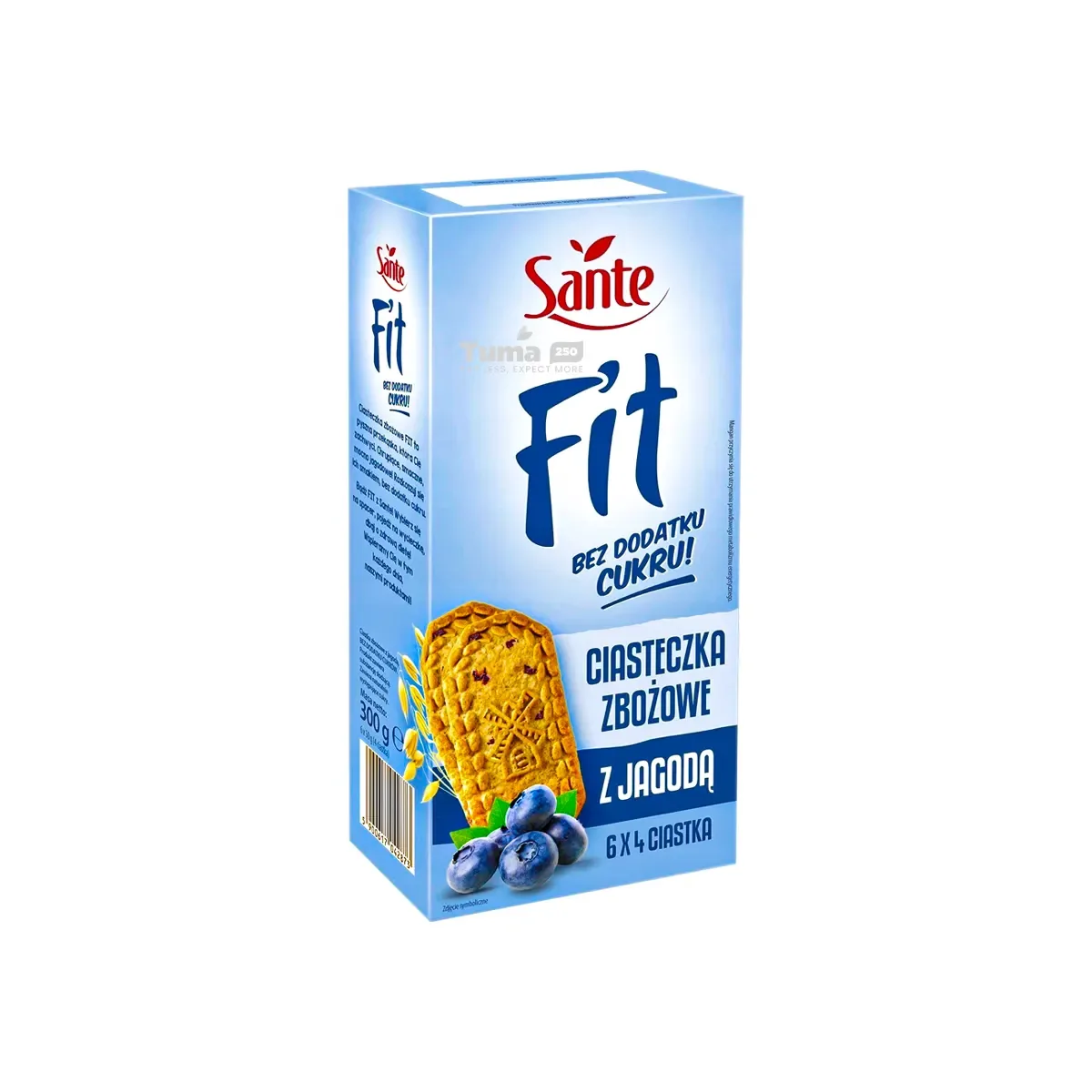 Sante Fit Cereal Cookies With Blueberry No Sugar Added  300g