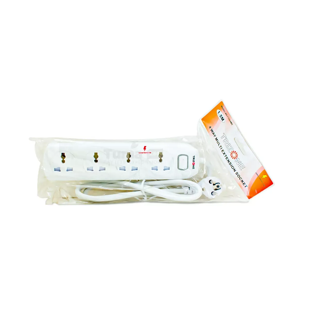 Trizone Multi Extension Socket  -1.5M