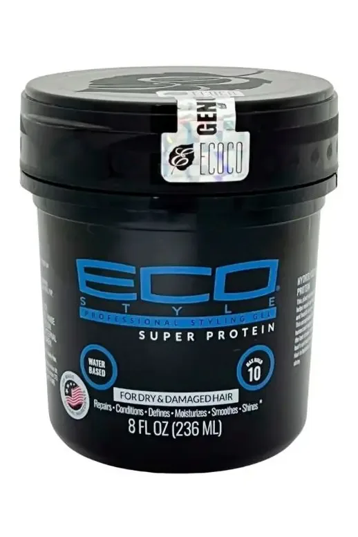 ECO PROFESSIONAL STYLING GEL, SUPER PROTEIN 236ML