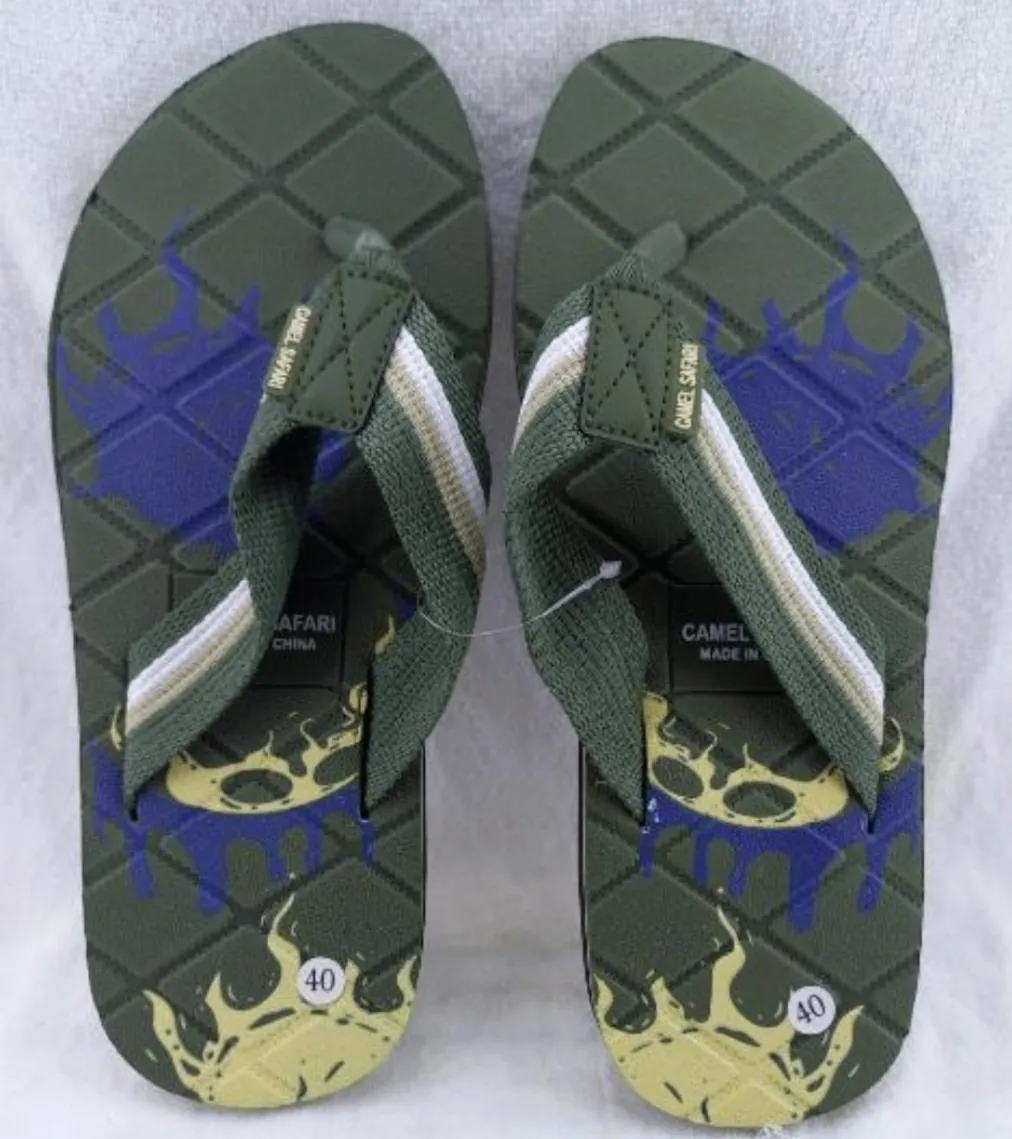 Camel safari slippers