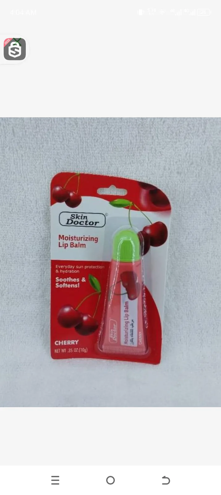 Skin doctor moisturizing lip balm sherry 10gr