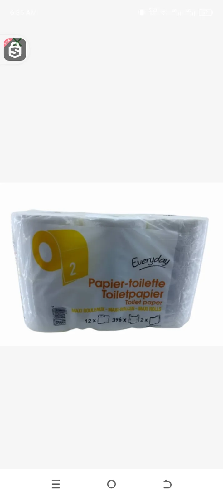 Everyday toilet paper max rolls  12 pcs