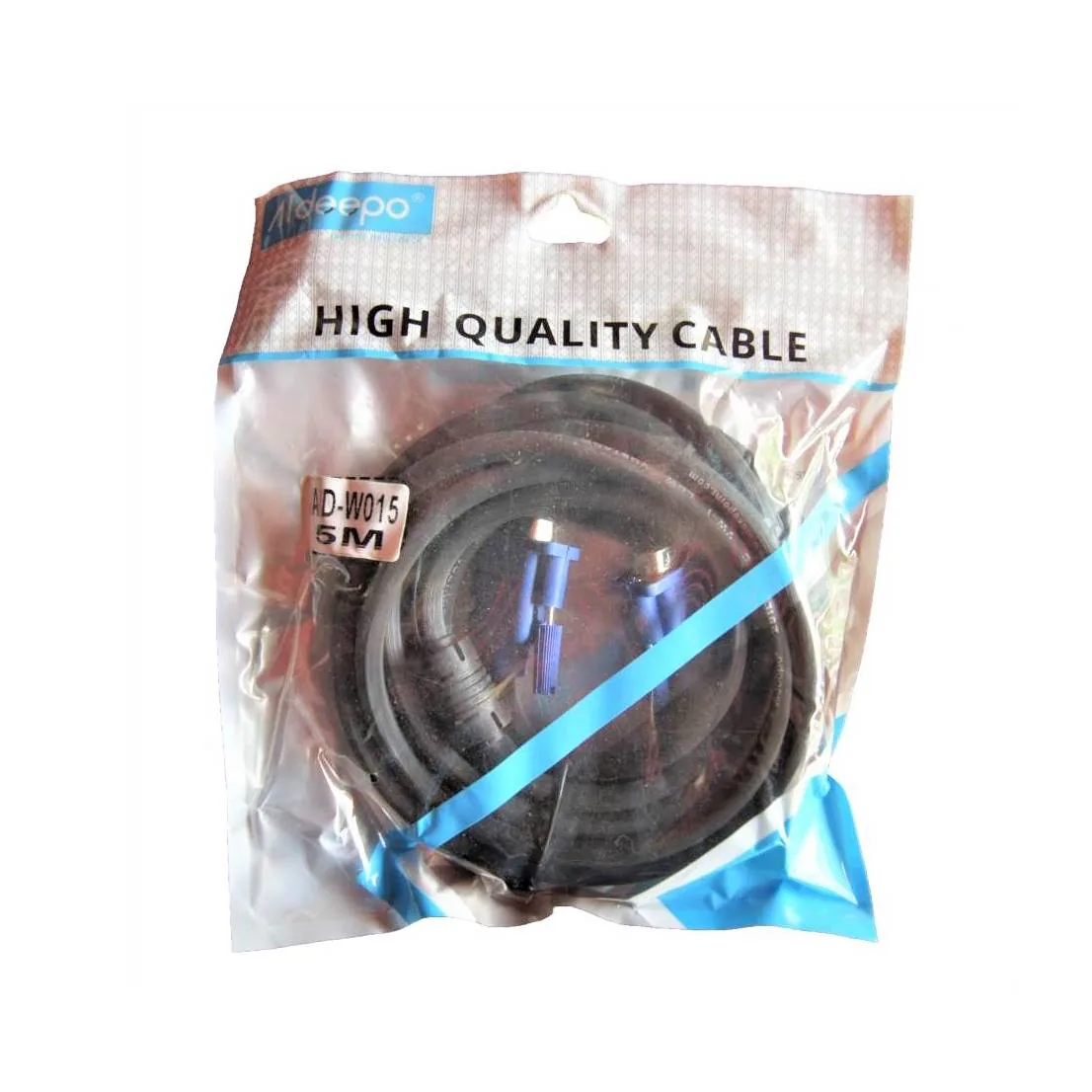 ALDEEPO-AD-W015-VGA-CABLE-3+4/5M-BLACK RED