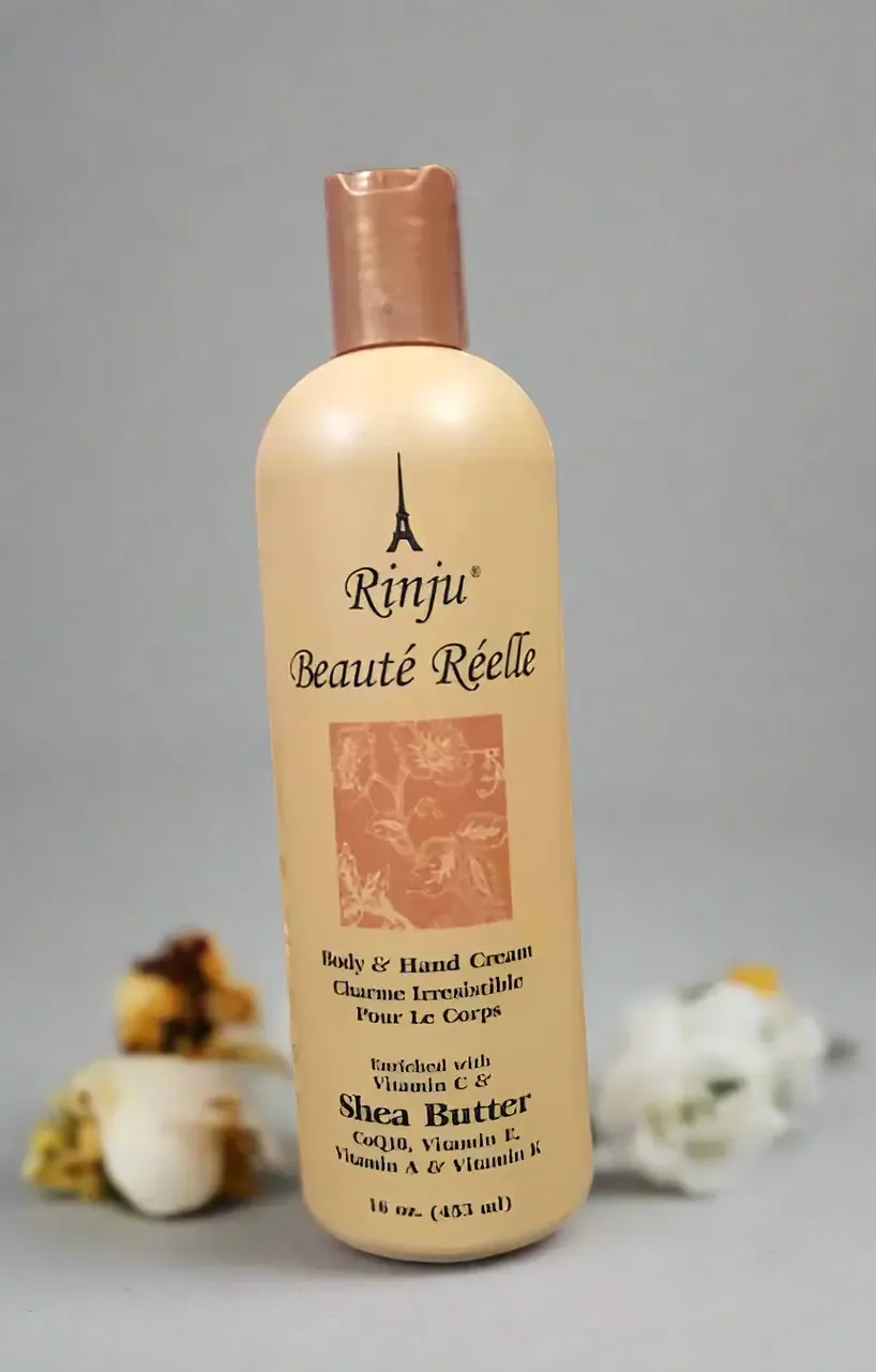 Rinju Beauté Réelle Body and Hand Lotion  with Shea Butter 453ml