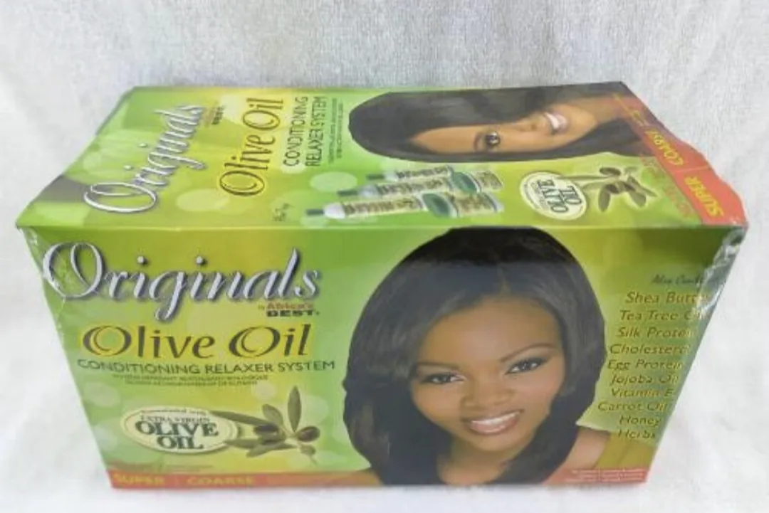 Original olive oil conditionings Relaxer system extra virgin supa coarse