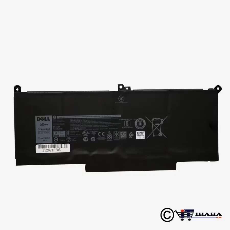 7.6V 60Wh Type F3YGT Battery for Dell Latitude Laptop 7480 7490