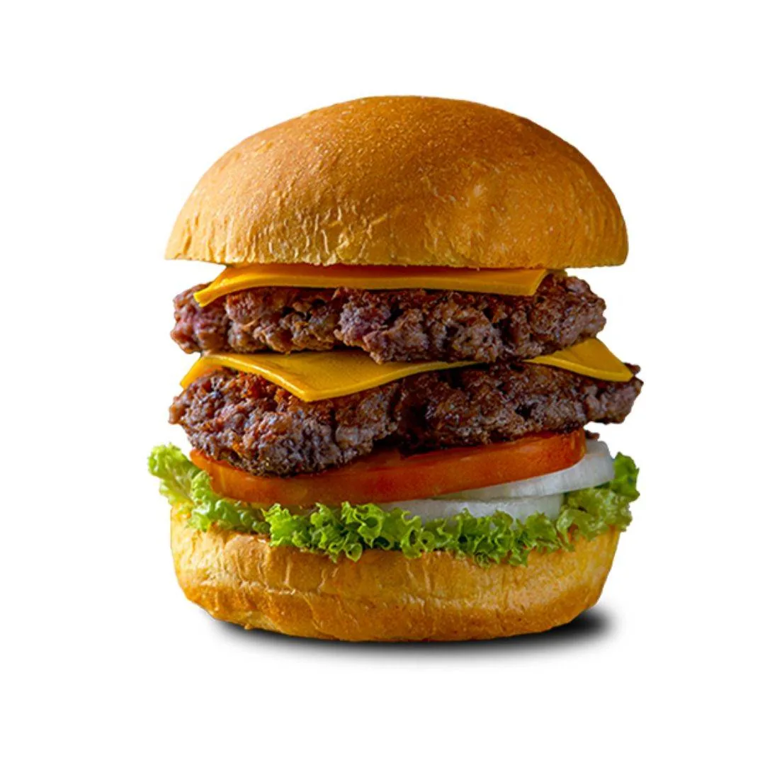 DOUBLE BEEF BURGER COMBO(Double Patty Beef Burger With Fries)