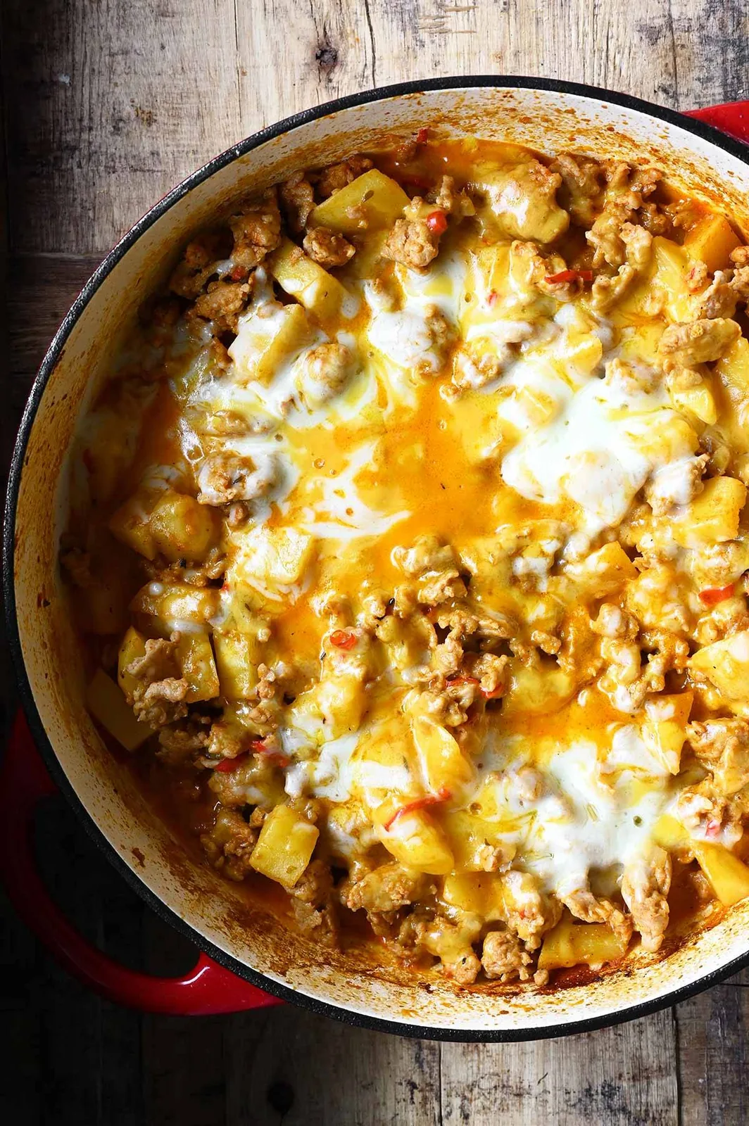 Beeef cheese potatoes