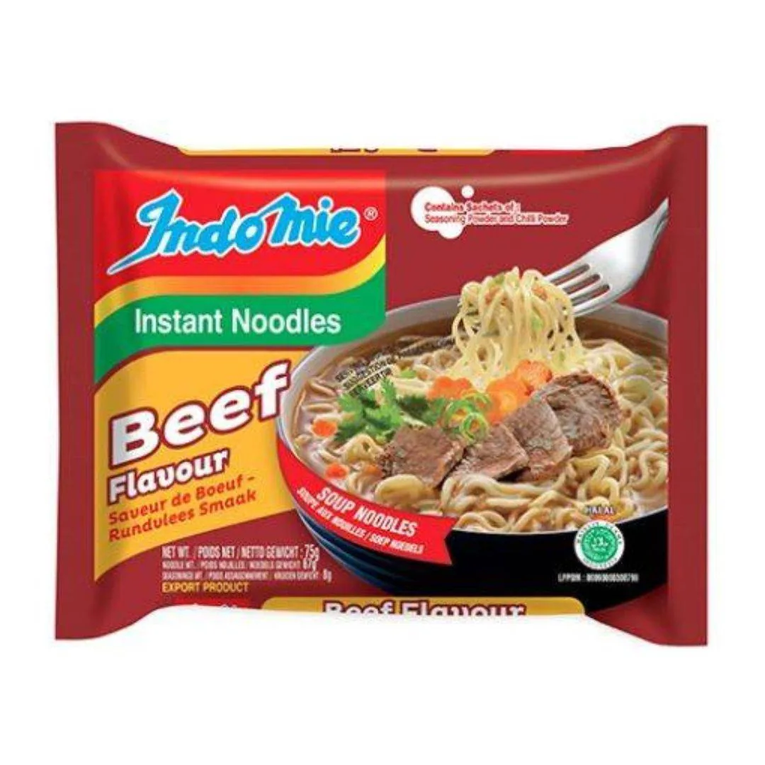 Indomie Instant Noodles Beef Flavour