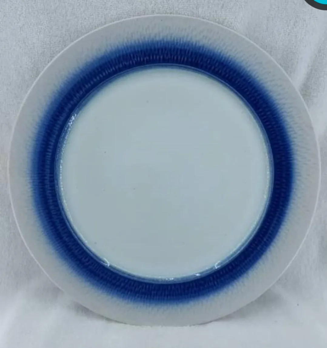 Blue White plate