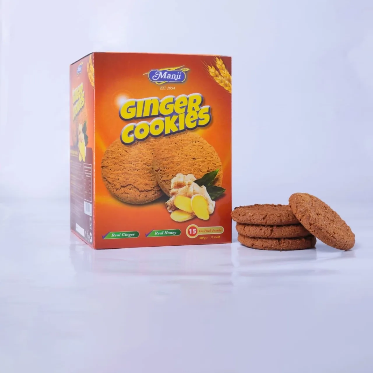 MANJI GINGER COOKIES 500G