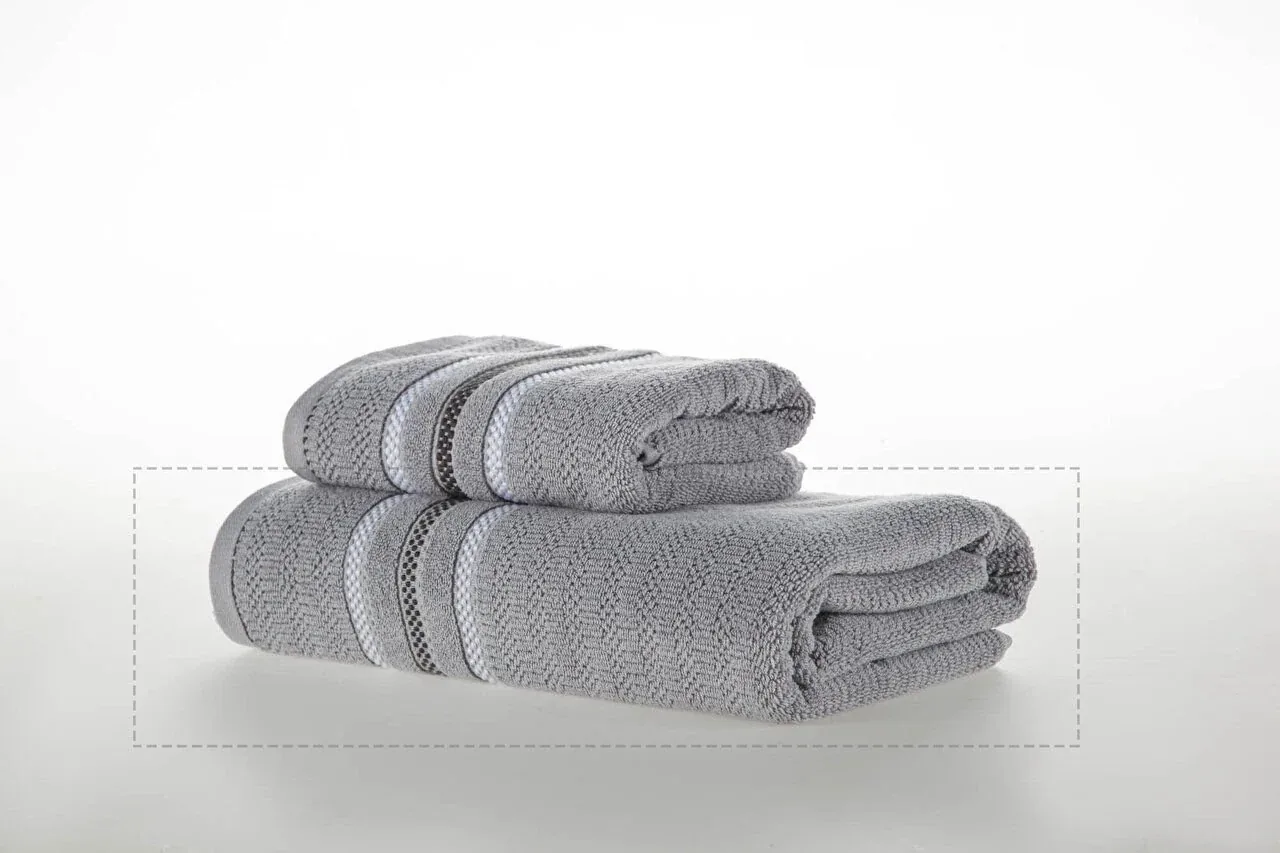 DOQU HOME Prestige Line Banyo Havlusu Gri - 90 x 150 cm