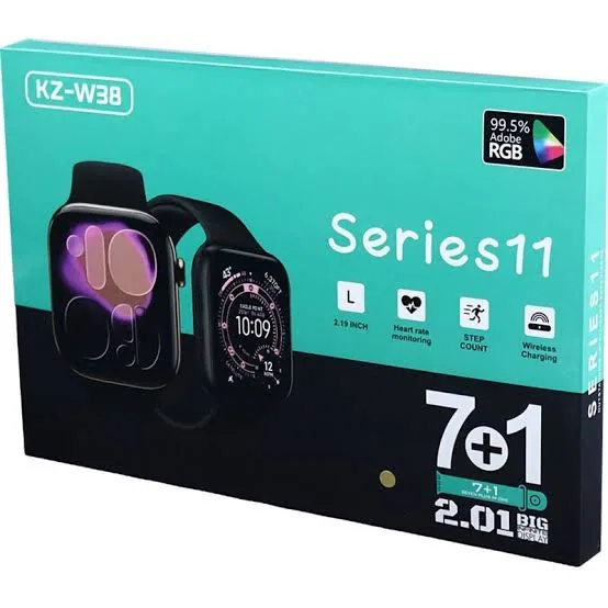 KZ-W38 Series 11 Smart Watch with 7 Straps