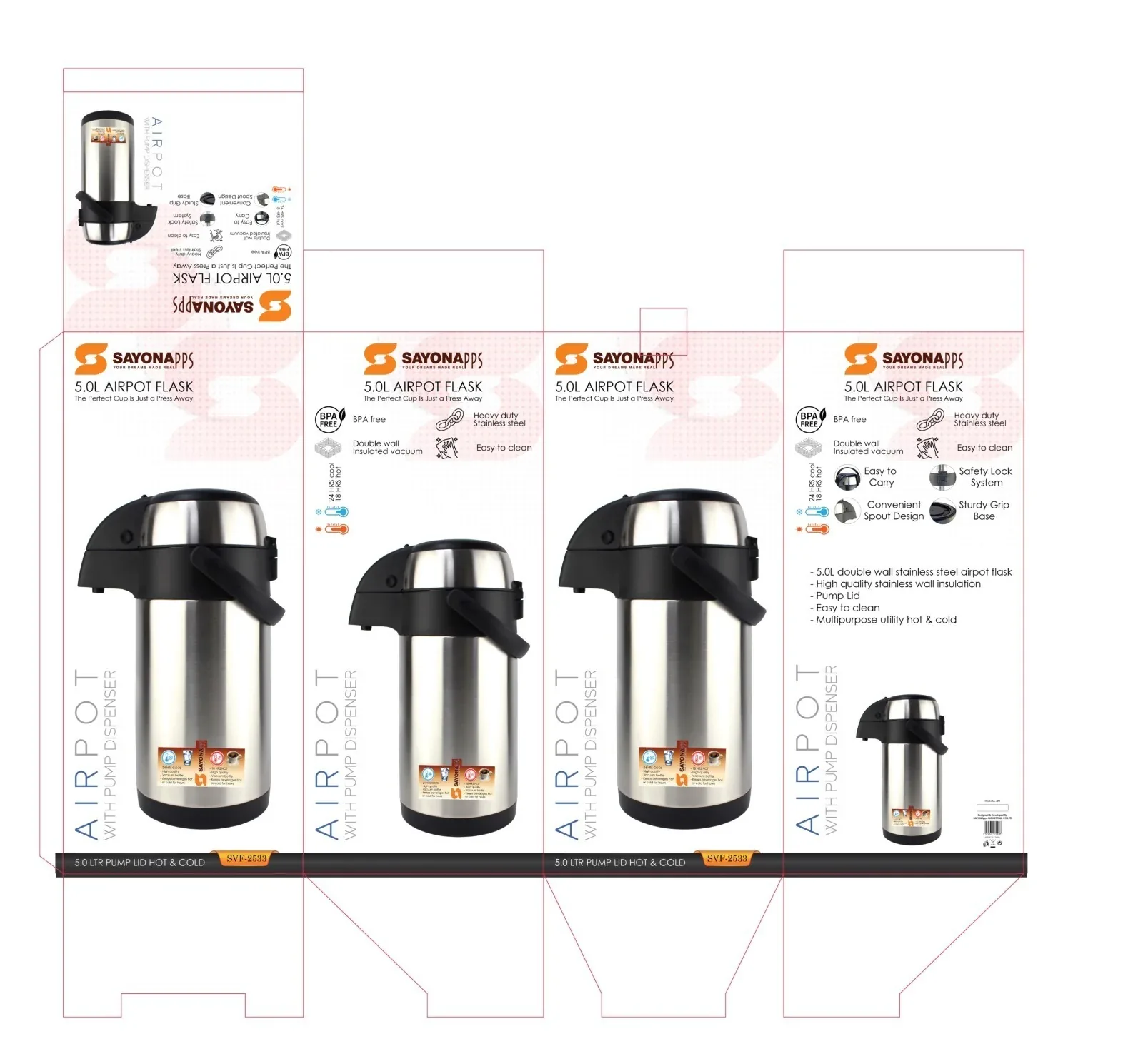 Sayona AirPot Flask