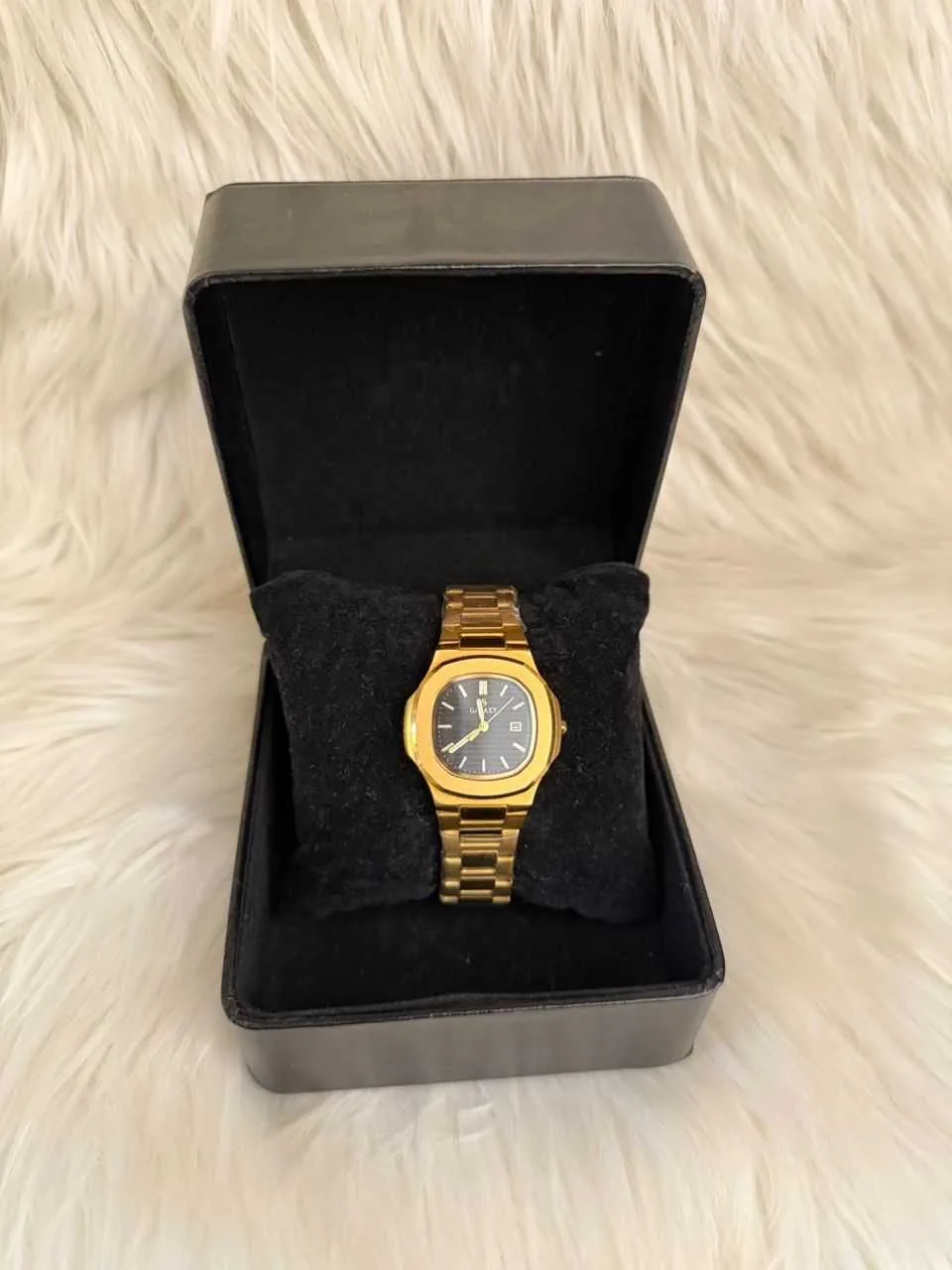Gold Stainless Steel Luxury Watch