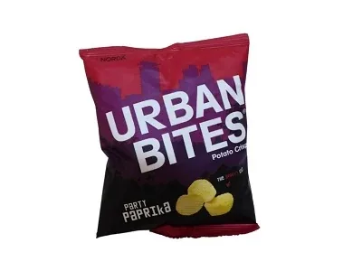 Urban Bites Paprika Potato Crisps 120g