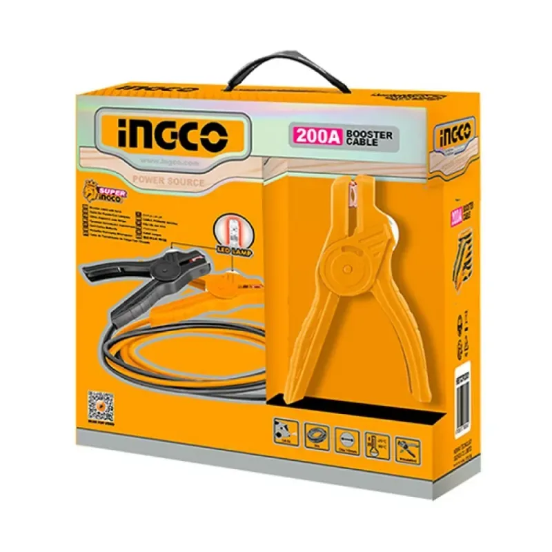 Ingco 600AMP Booster Cable 18X10C Heavy Duty