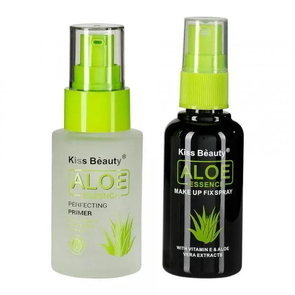 Set 2-in-1 Primer Machiaj Spray Fixare Machiaj Aloe Essence
