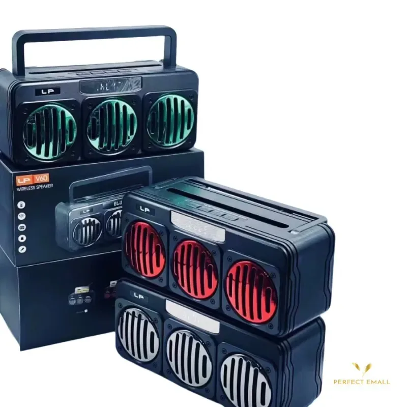 Lp Wireless Speaker V60 Bluetooth Fm Sd Card Egura