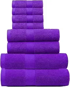 Towel Set Soft Absorbent for Homes 8PC