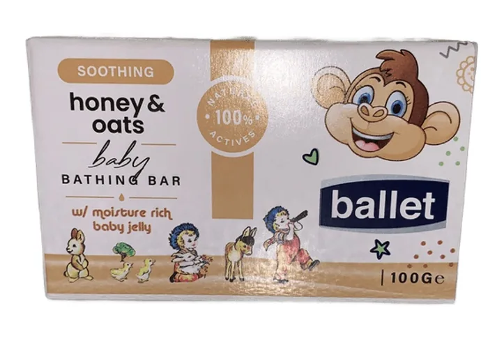Ballet Baby Soothing Honey & Oats Bathing Bar 100g