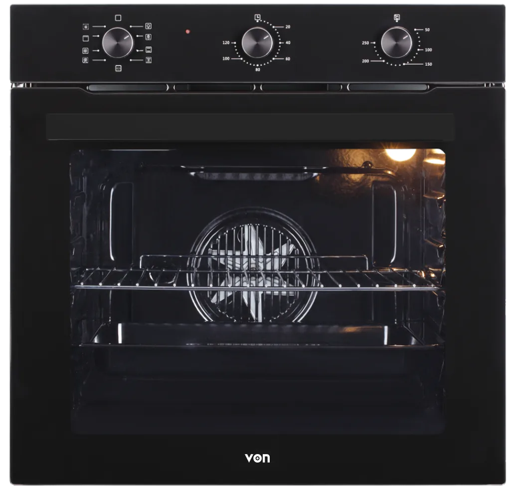 VON BI OVEN VOVM7509FCK 9 FUNCTIONS 60CM BLK