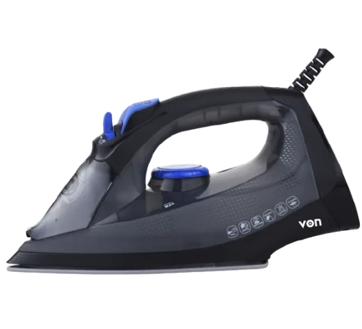 VON STEAM IRON VIS221CSK 2200W CERAMIC,BLACK