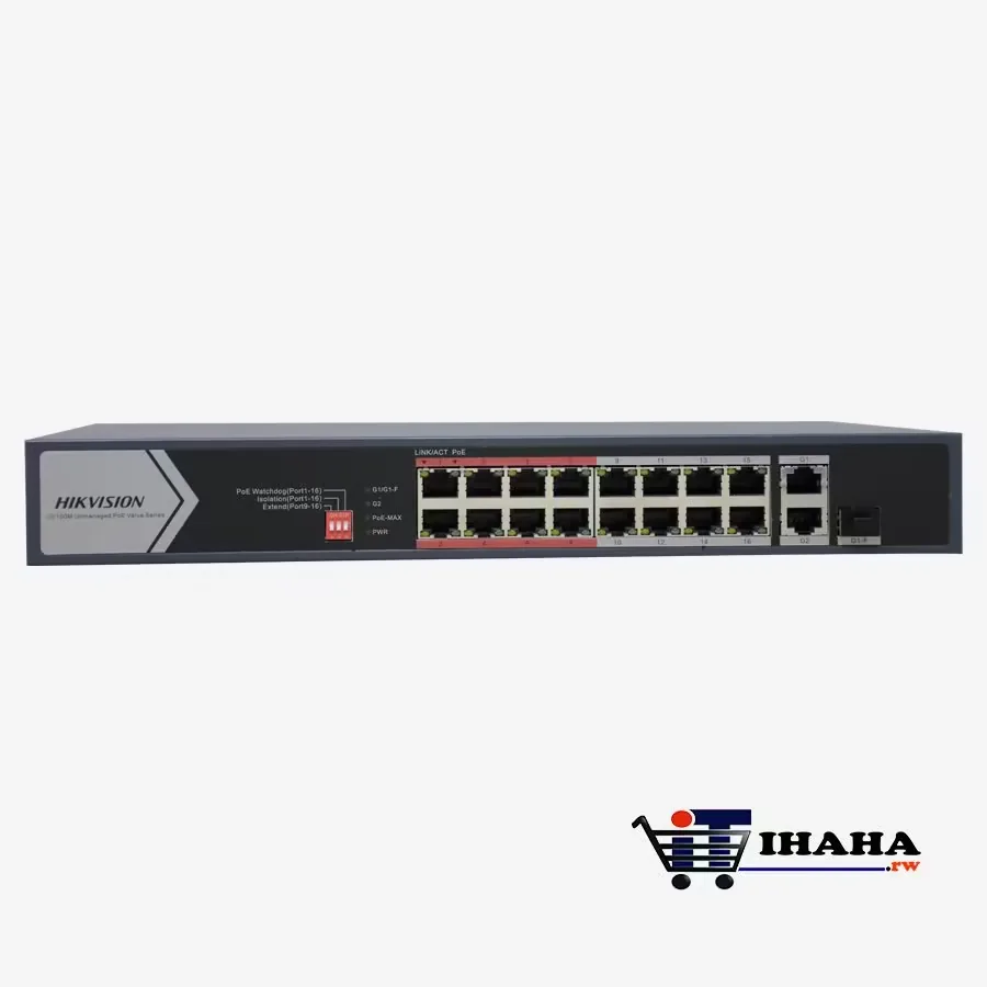 Hikvision 16 ports 10/100M POE 10/100M unmanaged POE
