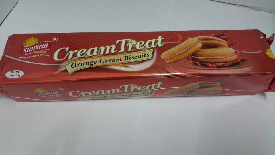 Sunveat Orange Cream Biscuit 160g
