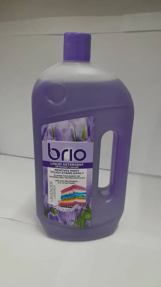 Brio Liquid Detergent 1lt Lavender Fragrance