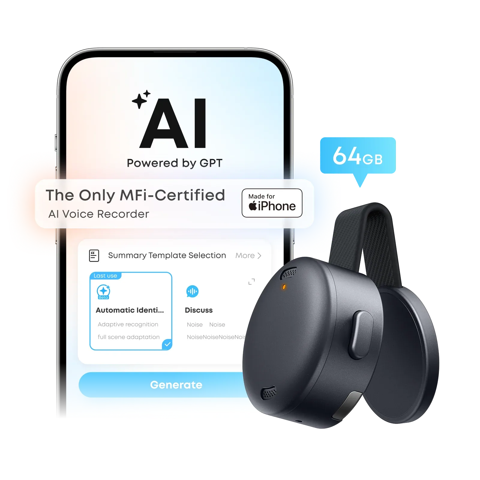 Anker Soundcore Work AI Voice Recorder