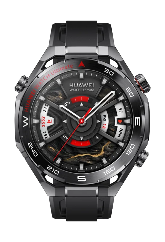 HUAWEI WATCH Ultimate 2 — Zirconium-Based Liquid Metal Case, Sapphire Glass, 150m Dive Rated, ECG