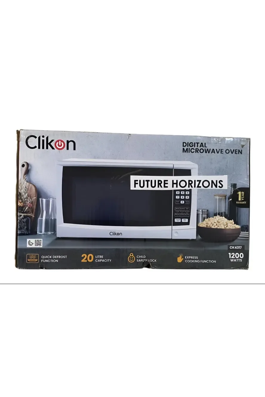 Clikon 1200-Watt Digital Microwave Oven (Model CK4317)