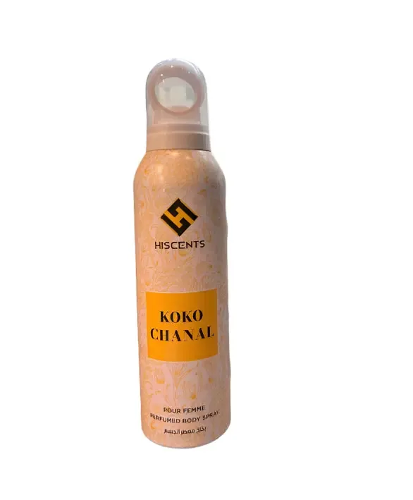 Hiscents Koko Chanal Perfumed Body Spray 200ml
