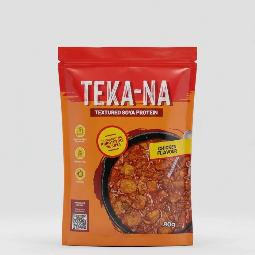 Teka-Na Textured Soya Protein 80g (Chicken Flavour)