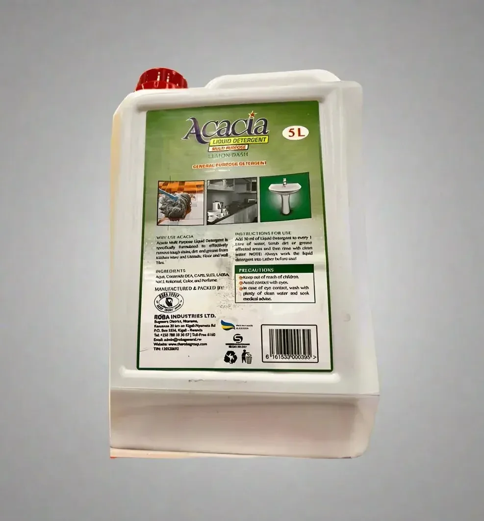 Acacia Multi Purpose Liquid Detergent 5L – Lemon Dash