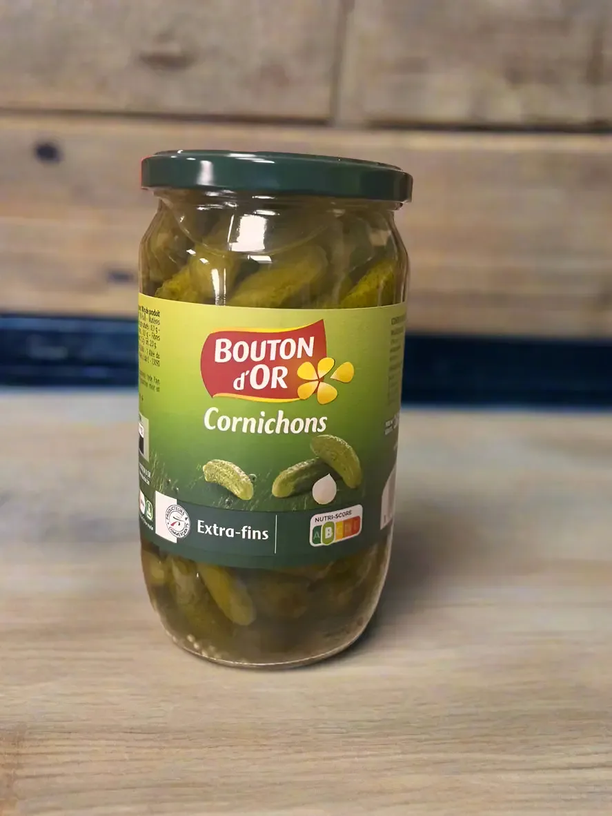 Bouton d'Or Cornichons Extra-Fins 680g