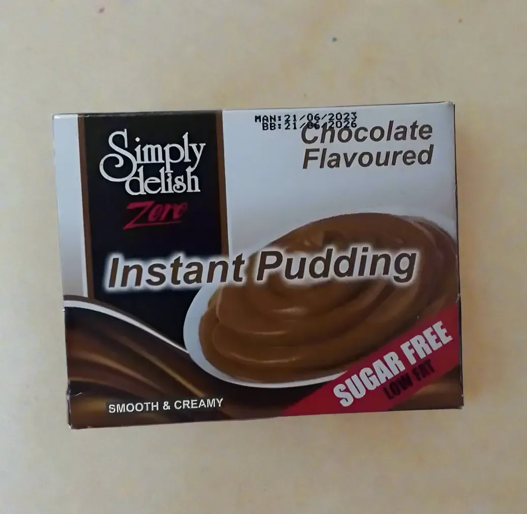 Simply Delish Zero Instant Pudding Chocolate Flavoured 36g