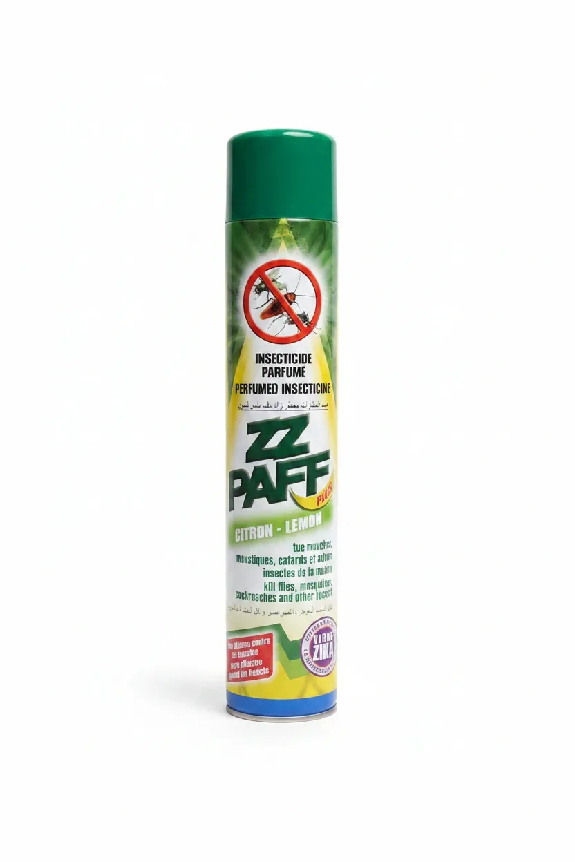 Zz Paff Plus Citron-Lemon Perfumed Insecticide 750ML