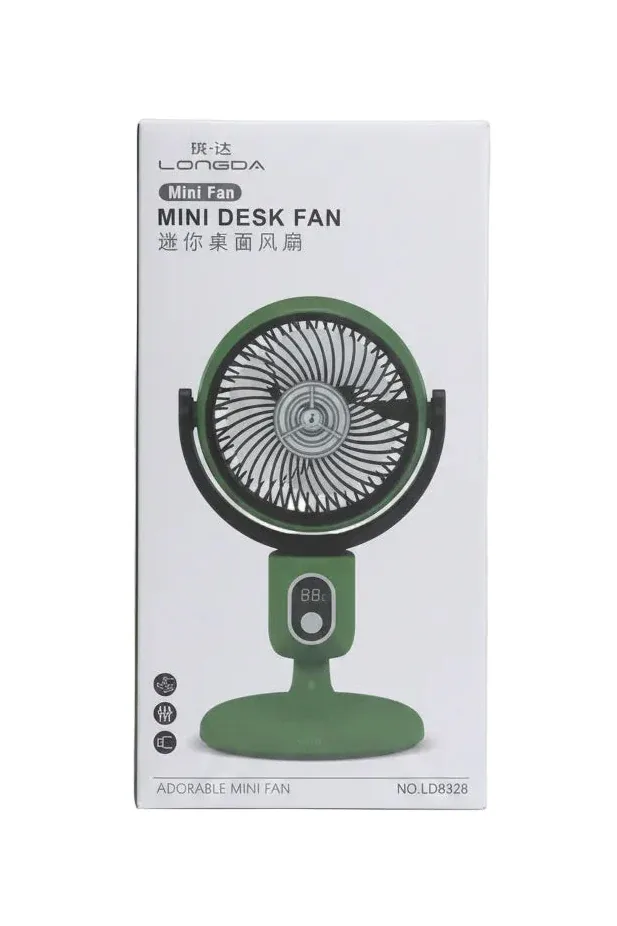 Longda Mini Desk Fan (LD8328)