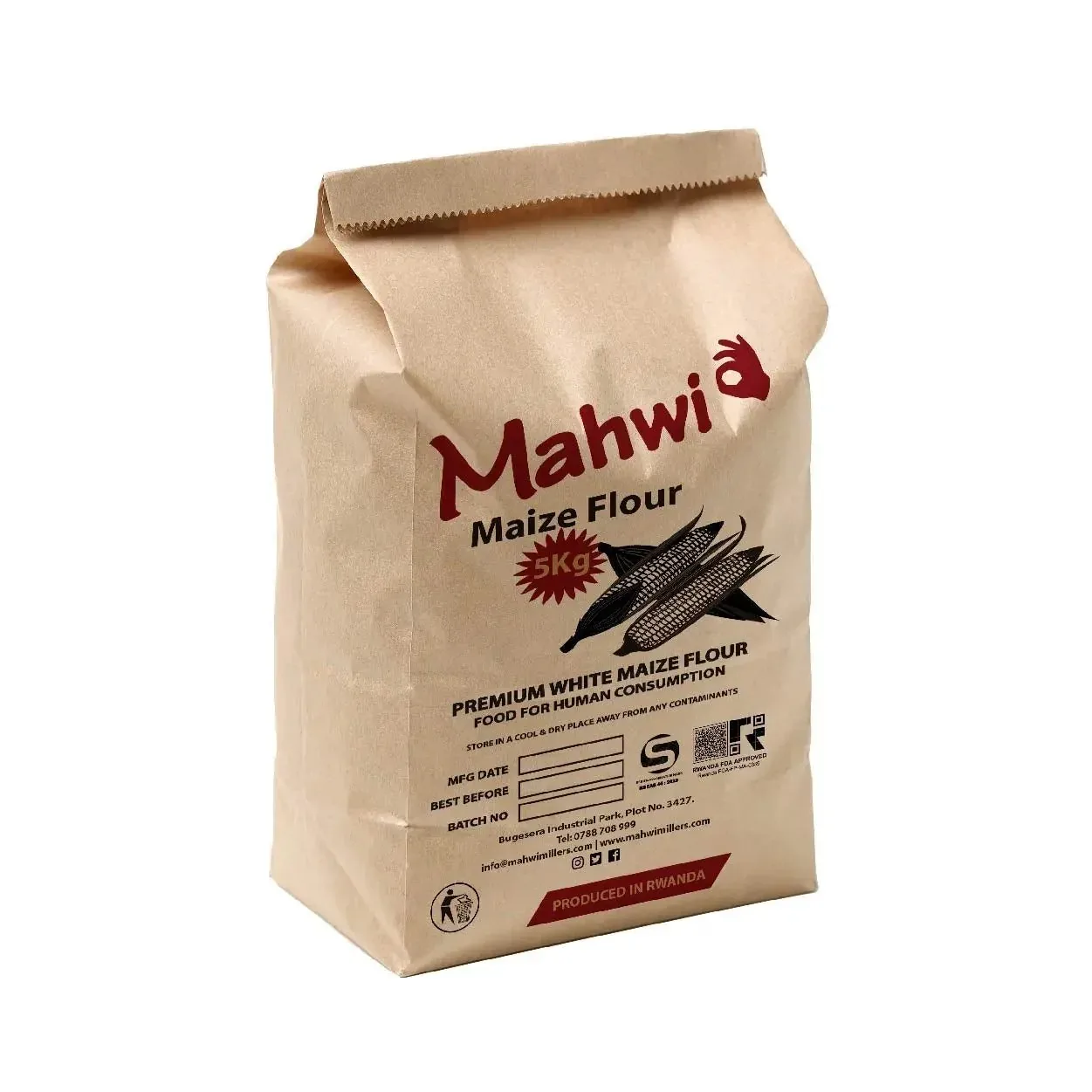 Mahwi Maize Flour – Premium White Maize Flour 5kg
