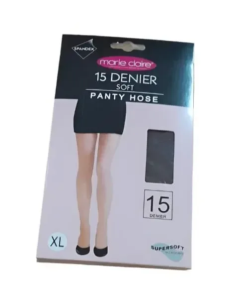 Panty Hose  15 Denier Soft Marie Claire-BLACK