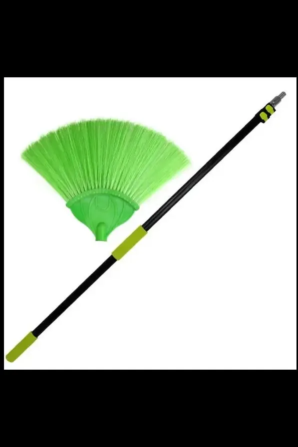 Colorful Plastic Brooms with Extendable Handles