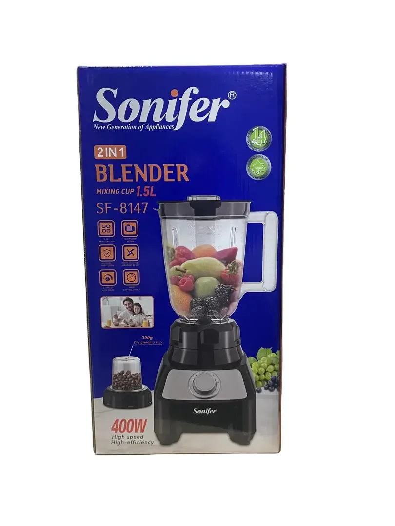 Sonifer SF‑8147 2‑in‑1 Blender (1.5 L)