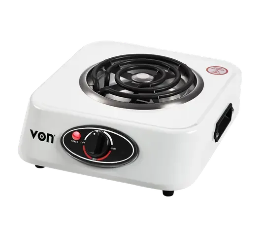 Von VACC0112CW Table Top Single Coil Cooker