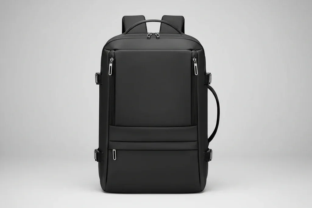 Black 35L Suitcase Backpack