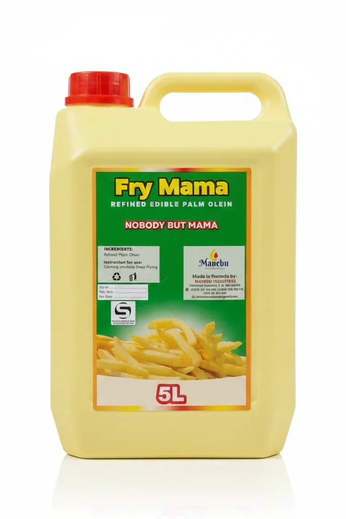 Fry Mama Refined Edible Palm Olein Cooking Oil (5L)
